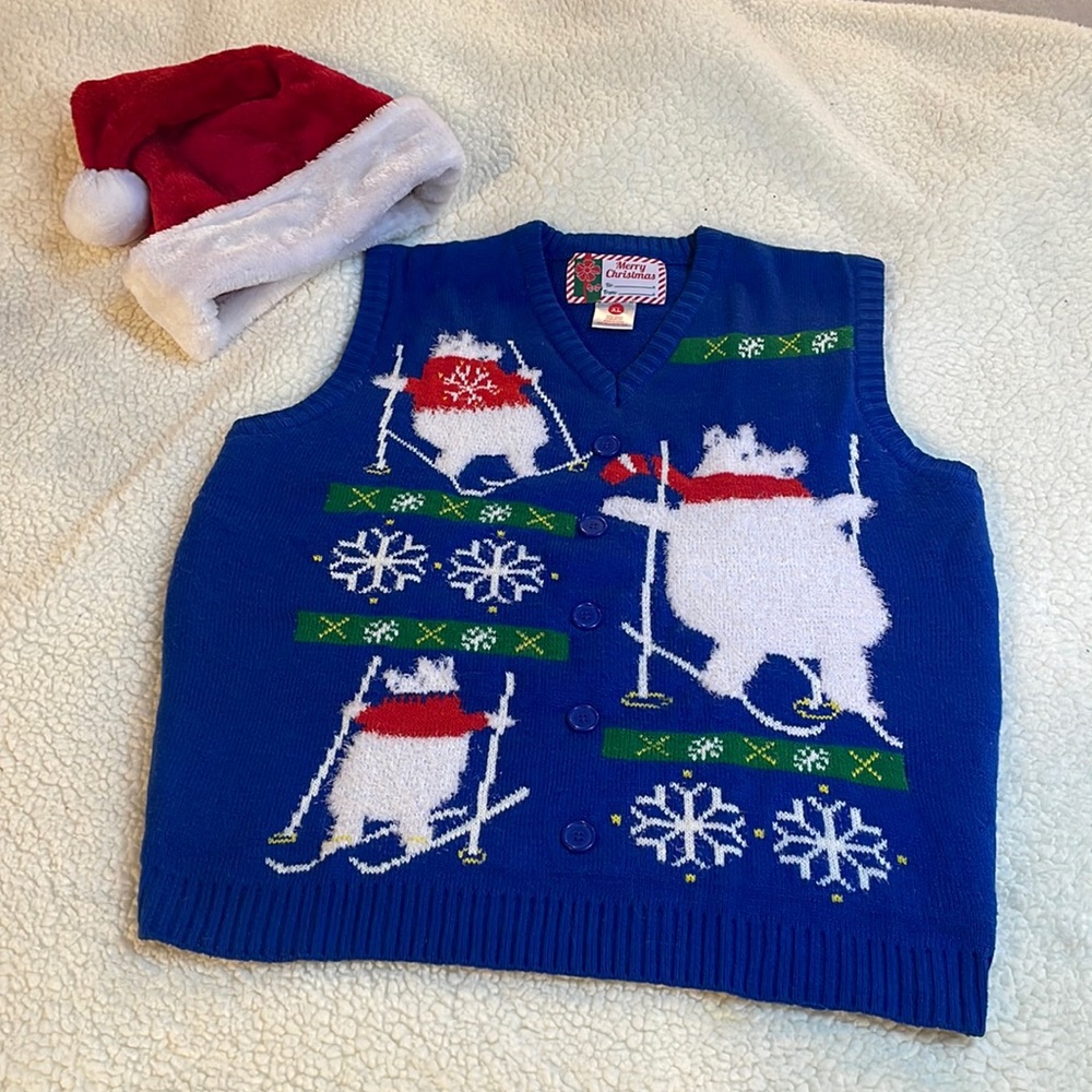 Vintage Ugly Christmas Vest